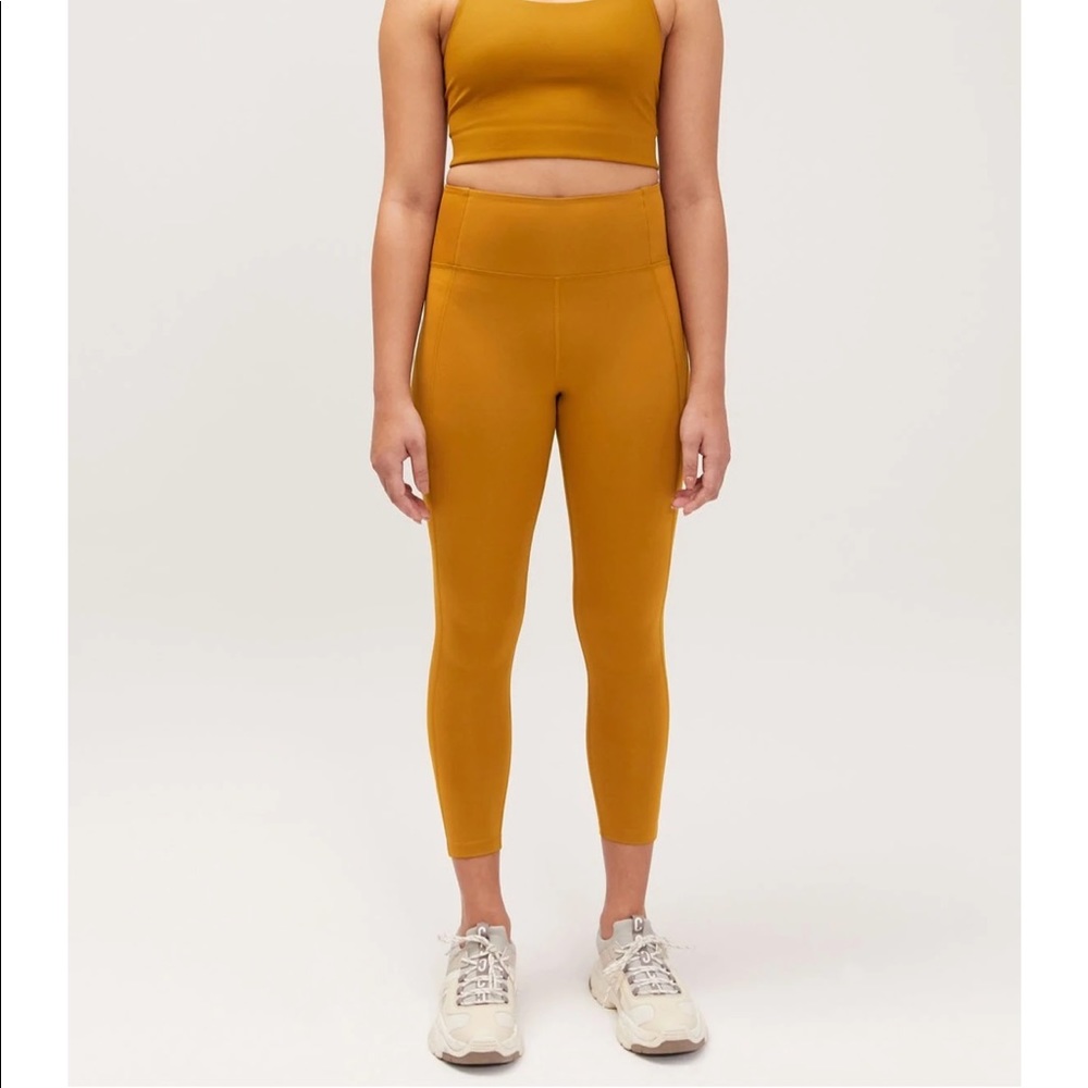 Girlfriend Collective Saddle Compressive High-Rise Leggings